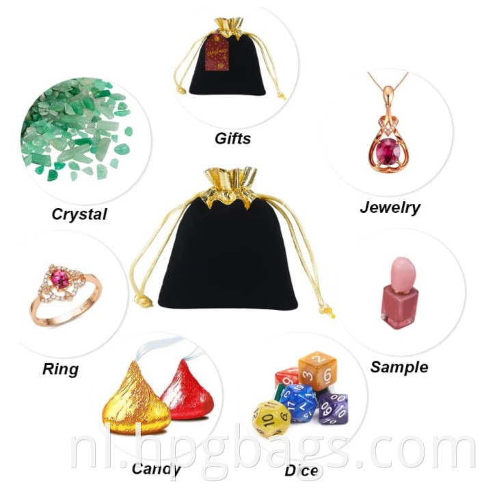 Velvet Drawstring Bags Gift Pouch